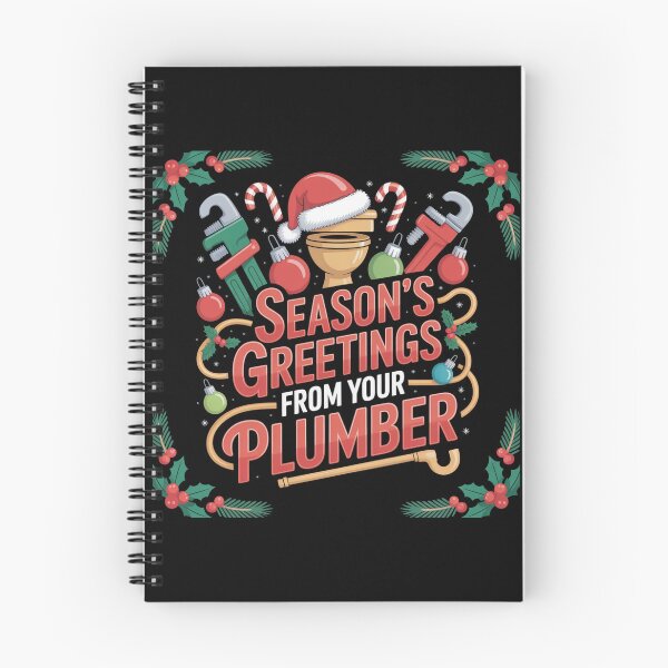 Item preview, Season's greetings from your plumber designed and sold by DreamOnShirts.