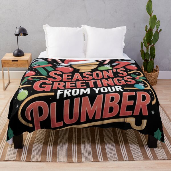 Item preview, Season's greetings from your plumber designed and sold by DreamOnShirts.