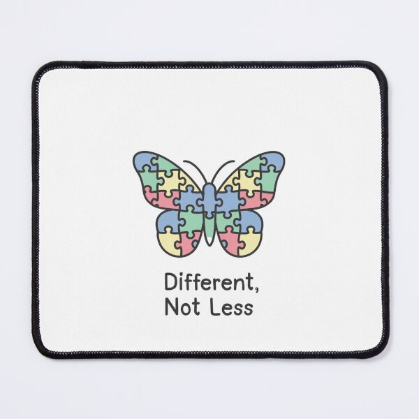 Item preview, Different Not Less – Neurodiversity Awareness Tee designed and sold by EcoArtTees.