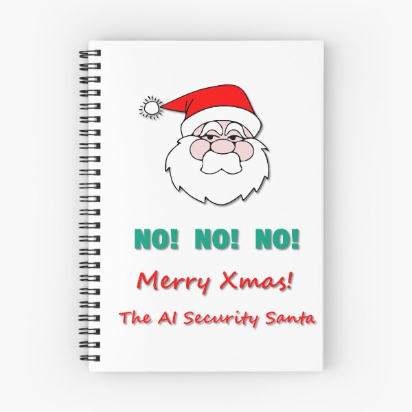 Item preview, AI Security Santa, Merry Xmas designed and sold by aykiradesigns.