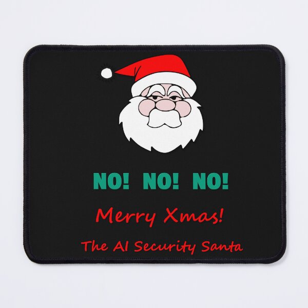 Item preview, AI Security Santa, Merry Xmas designed and sold by aykiradesigns.