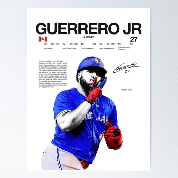 Vlad Guerrero Jr Posters for Sale | Redbubble