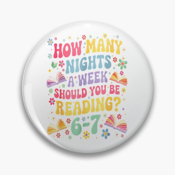 Item preview, How Many Nights a Week Should You Be Reading 6 7 Meme Groovy Retro designed and sold by kiralynstration.