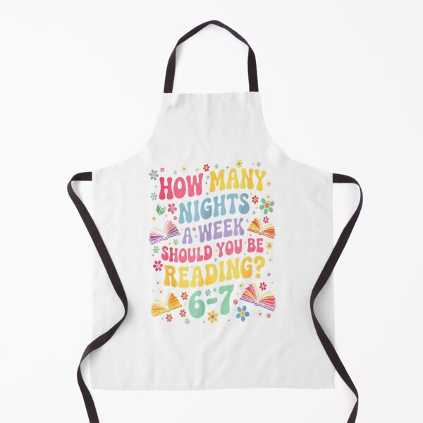Item preview, How Many Nights a Week Should You Be Reading 6 7 Meme Groovy Retro designed and sold by kiralynstration.