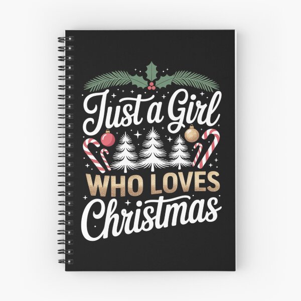 Item preview, ust A Girl Who Loves Christmas Xmas Holiday Girls designed and sold by KonstanKoraner.