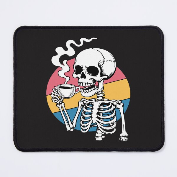 Item preview, Skeleton Drinking Coffee LGBT-Q Pansexual Pride Pan Flag designed and sold by GaryBellcvbnb.