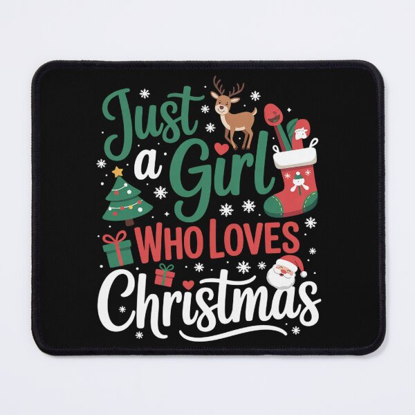 Item preview, ust a girl who loves christmas1 designed and sold by KonstanKoraner.