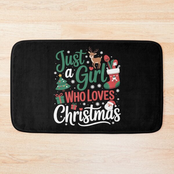Item preview, ust a girl who loves christmas1 designed and sold by KonstanKoraner.