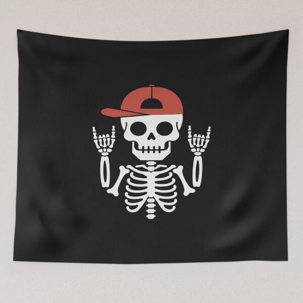 Item preview, Skeleton Halloween Rock Hand Gesture designed and sold by GaryBellcvbnb.