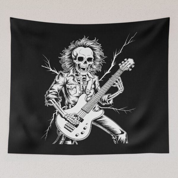 Item preview, Skeleton Guitar Guy Rock And Roll Band Rock On designed and sold by GaryBellcvbnb.