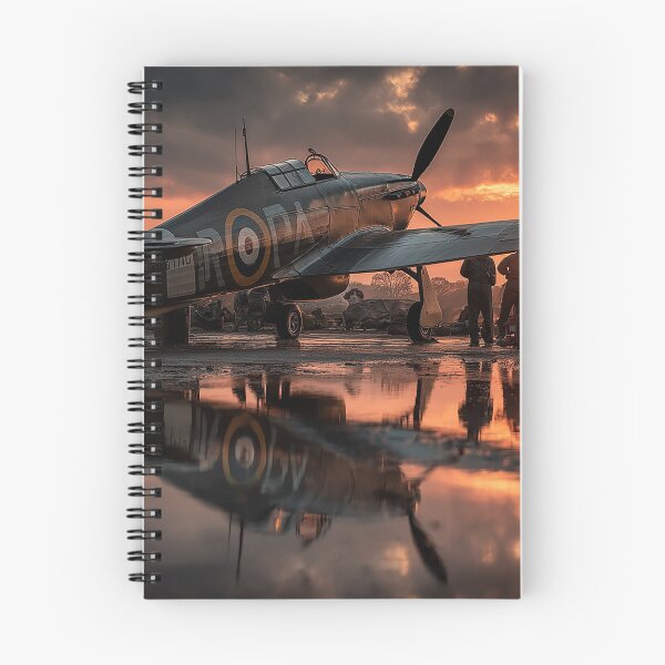 Item preview, British Hurricane Aircraft Under Pre Flight Checks before the Days Missions Begin designed and sold by Skyframe Aviation.