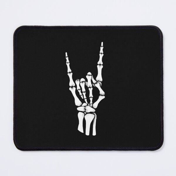 Item preview, Skeleton Hand Devil Horns Rock Hand Gesture designed and sold by GaryBellcvbnb.