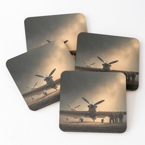 Item preview, Classic Hawker Hurricane On Standby for Sortie at Dawn designed and sold by Skyframe Aviation.