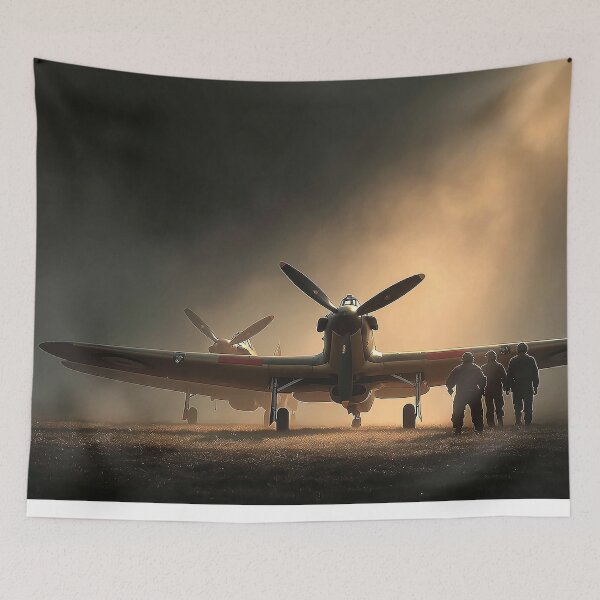 Item preview, Classic Hawker Hurricane On Standby for Sortie at Dawn designed and sold by Skyframe Aviation.