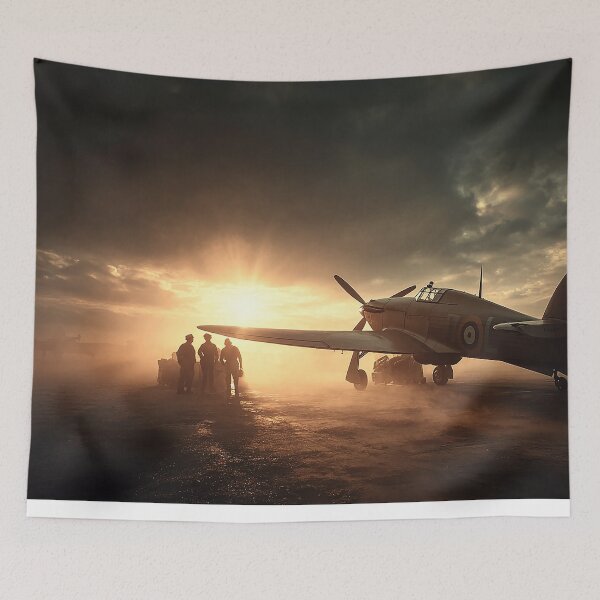 Item preview, WWII Hurricane In Wartime Maintenance in Cold Conditions designed and sold by Skyframe Aviation.