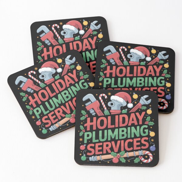 Item preview, Holiday plumbing srvices designed and sold by DreamOnShirts.