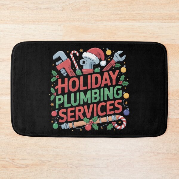 Item preview, Holiday plumbing srvices designed and sold by DreamOnShirts.