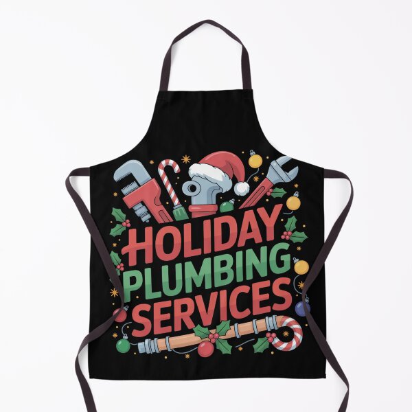 Item preview, Holiday plumbing srvices designed and sold by DreamOnShirts.