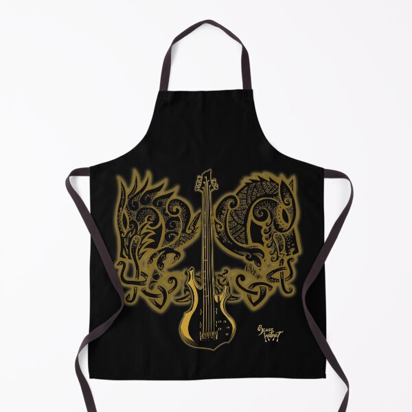 Item preview, Dragon & Wolf Golden Bass designed and sold by BassInstinct.