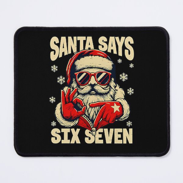 Item preview, Holiday Bruh Says Santa Six Claus Seven Retro Santa Happy designed and sold by ChadnoSmith.