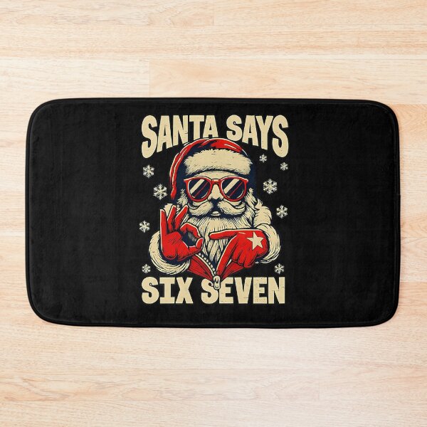 Item preview, Holiday Bruh Says Santa Six Claus Seven Retro Santa Happy designed and sold by ChadnoSmith.