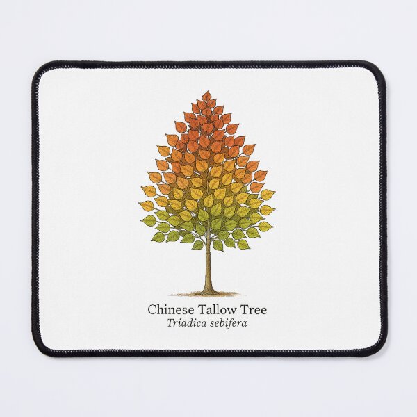 Item preview, Chinese Tallow Tree – Autumn Gradient Botanical Illustration designed and sold by BloomKind.