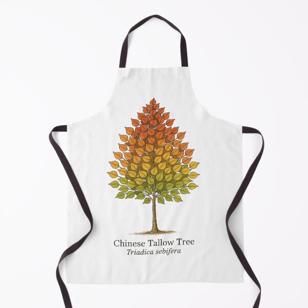 Item preview, Chinese Tallow Tree – Autumn Gradient Botanical Illustration designed and sold by BloomKind.