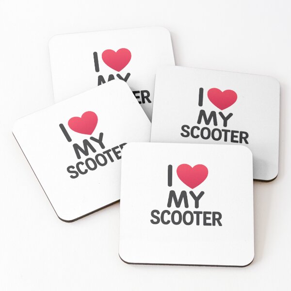 Item preview, I Love My Scooter – Retro Scooter Rider Quote designed and sold by Fleetwood1994.