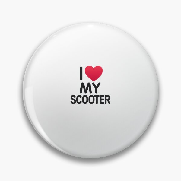 Item preview, I Love My Scooter – Retro Scooter Rider Quote designed and sold by Fleetwood1994.