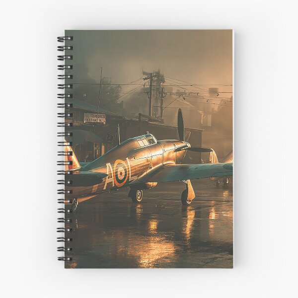 Item preview, Royal Air Force Hurricane During Engine Inspection at Dawn designed and sold by Skyframe Aviation.