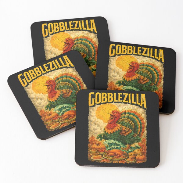 Item preview, Retro Thanksgiving Funny Humor Style Happy Gobblezilla Quote designed and sold by nguyenconguan80.