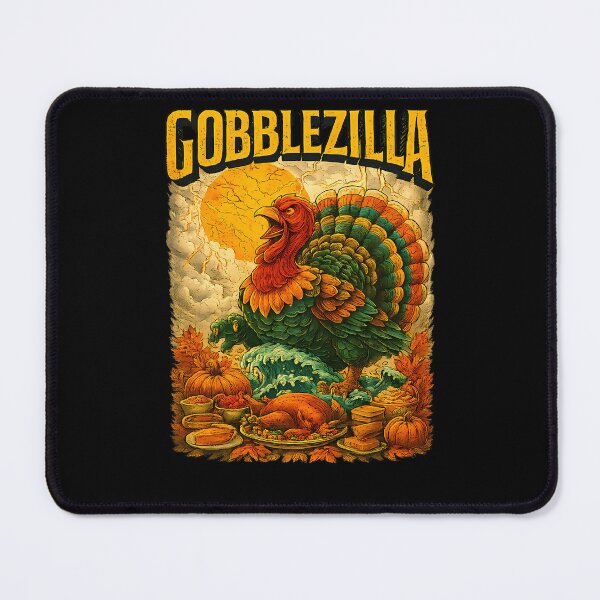 Item preview, Retro Thanksgiving Funny Humor Style Happy Gobblezilla Quote designed and sold by nguyenconguan80.