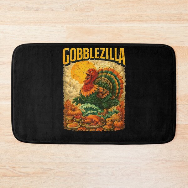 Item preview, Retro Thanksgiving Funny Humor Style Happy Gobblezilla Quote designed and sold by nguyenconguan80.