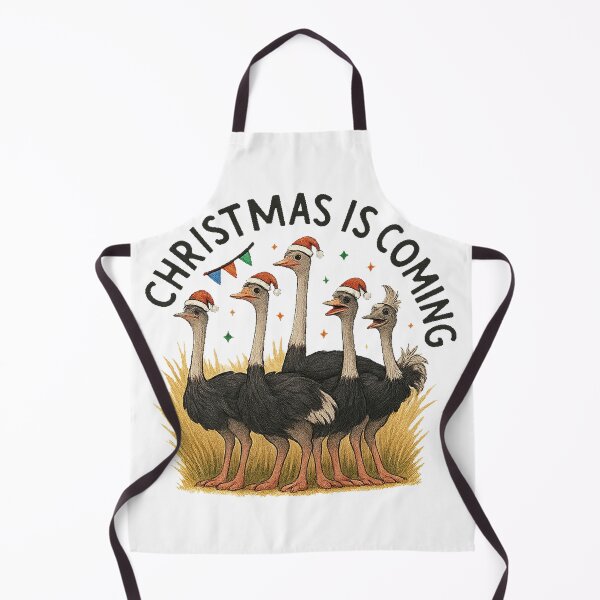 Item preview, Christmas Ostrich designed and sold by erkinmaddison.