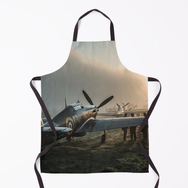 Item preview, RAF Hurricane In Wartime in Early Morning Mist designed and sold by Skyframe Aviation.