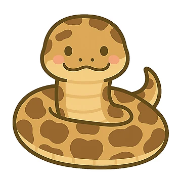 Artwork thumbnail, Cute Python Snake Sticker by MochiZoo
