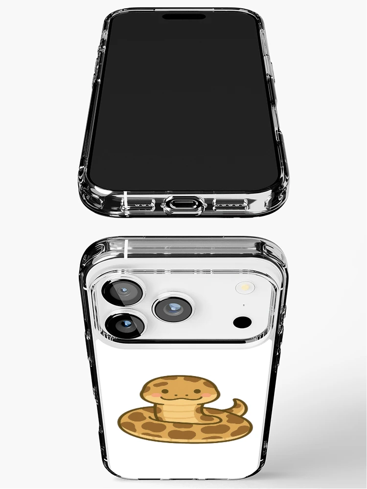 Thumbnail 3 of 5, iPhone Case, Cute Python Snake Sticker designed and sold by MochiZoo.