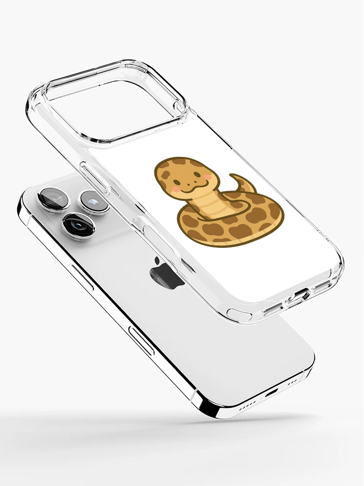 Thumbnail 2 of 5, iPhone Case, Cute Python Snake Sticker designed and sold by MochiZoo.