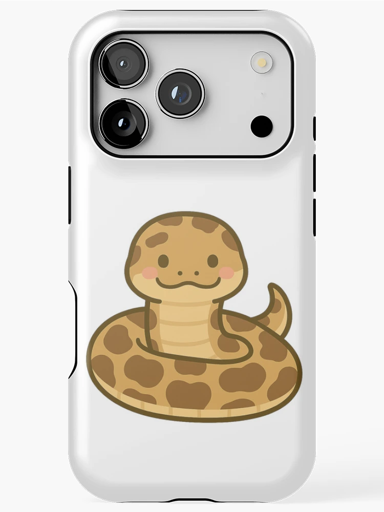 Thumbnail 1 of 4, iPhone Case, Cute Python Snake Sticker designed and sold by MochiZoo.