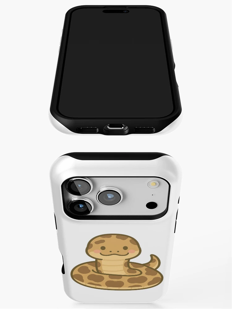 Thumbnail 3 of 4, iPhone Case, Cute Python Snake Sticker designed and sold by MochiZoo.
