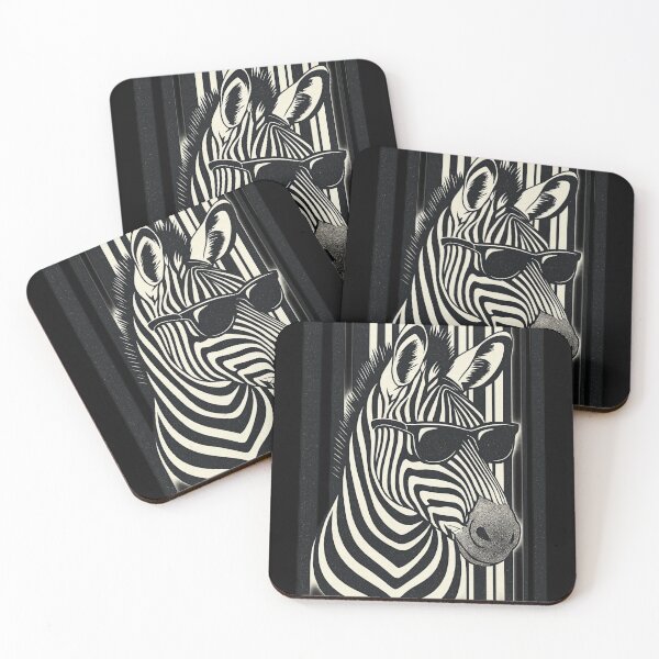 Item preview, Zebra Barcode Cool Sunglasses – Unique Animal Graphic T-Shirt Design designed and sold by johnExpress02.