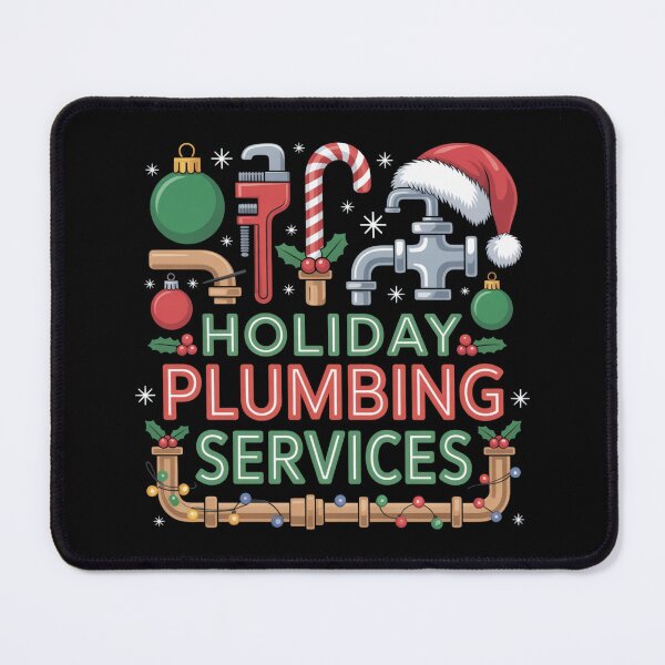 Item preview, Holiday plumbing services designed and sold by DreamOnShirts.