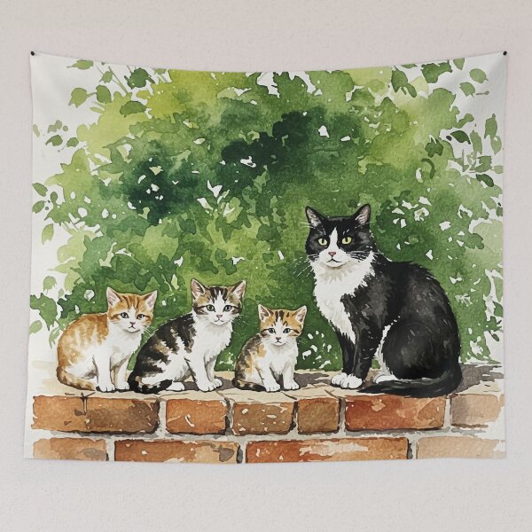 Item preview, Family of cats designed and sold by Design4uStudio.