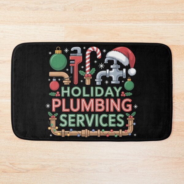 Item preview, Holiday plumbing services designed and sold by DreamOnShirts.