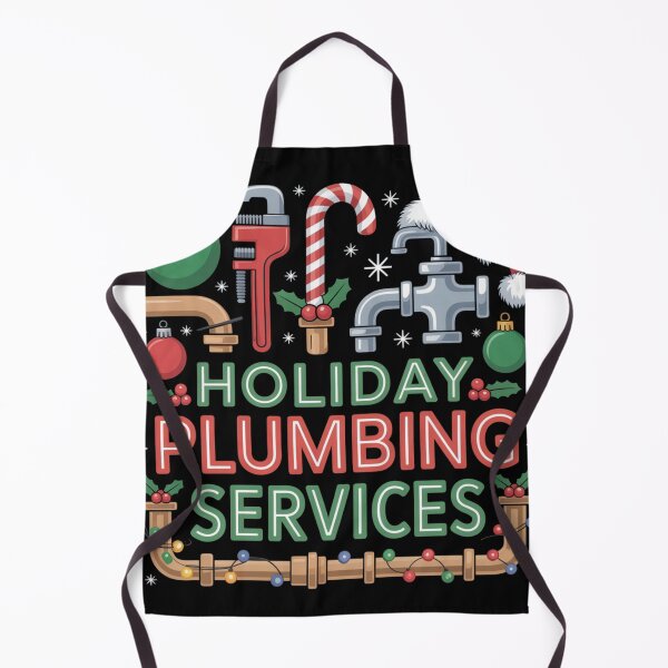 Item preview, Holiday plumbing services designed and sold by DreamOnShirts.