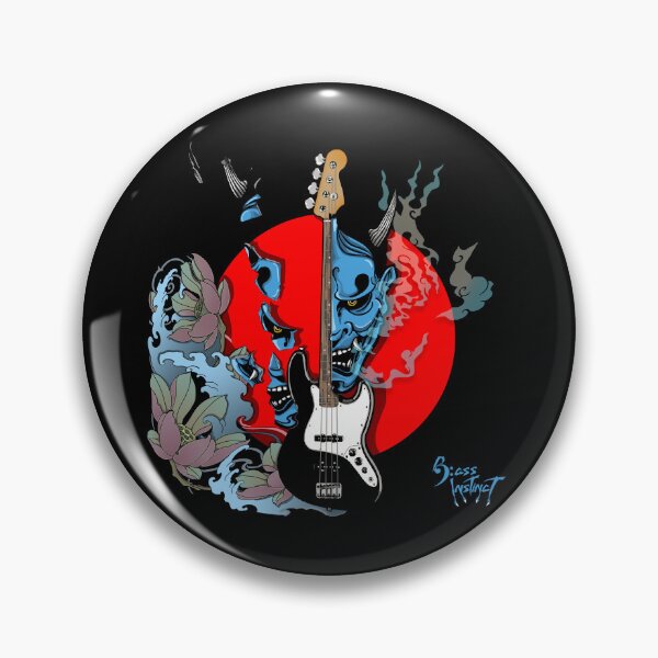 Aperçu de l'œuvre Bass Instinct - Oni Mask Basse créée et vendue par BassInstinct.