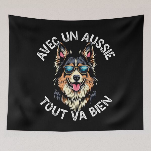 Item preview, Aussie Everything is Fine Dog designed and sold by Micahsaunders.