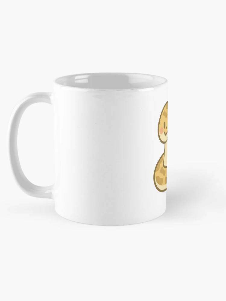 Thumbnail 5 of 6, Coffee Mug, Cute Python Snake2 Sticker designed and sold by MochiZoo.