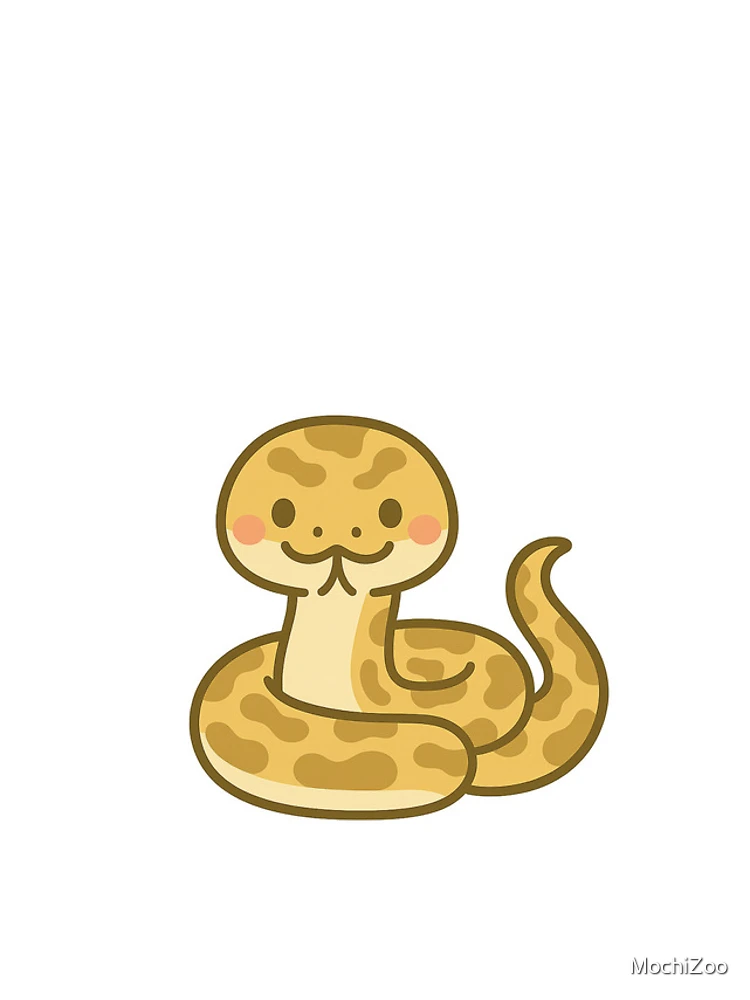 Thumbnail 5 of 5, iPhone Case, Cute Python Snake2 Sticker designed and sold by MochiZoo.