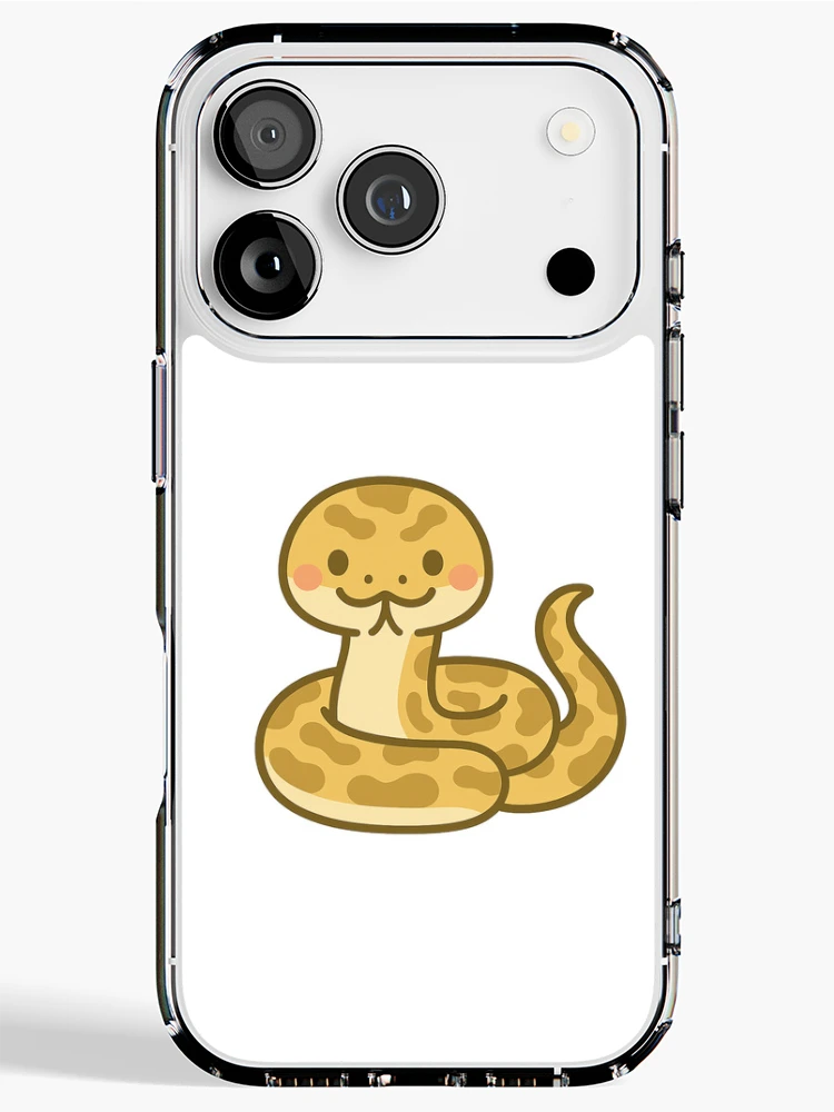 Thumbnail 1 of 5, iPhone Case, Cute Python Snake2 Sticker designed and sold by MochiZoo.